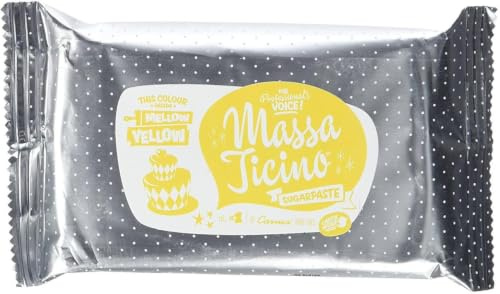 Torten Deko Shop Massa Ticino Tropic gelb, 250g