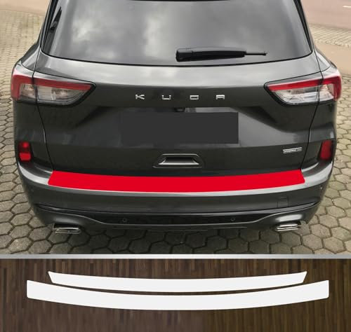 is-tuning kompatibel mit Ford Kuga 3 ab 2019 Lackschutzfolie Ladekantenschutz transparent