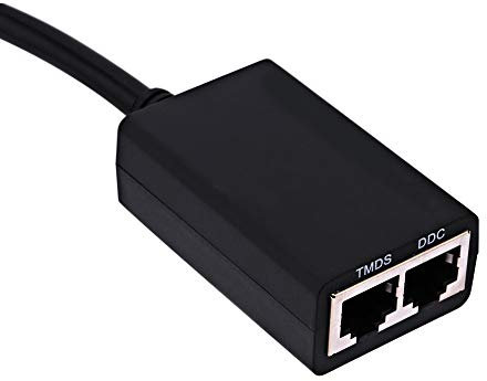 Sharainn Câble adaptateur 1080P HDMI Extender vers RJ45, répéteur d'extension de balun Ethernet CAT5e CAT6 LAN de distance de transmission de 30M Pour affichage HDTV 4K 2K 1080p