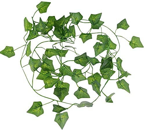 LSDRALOBBEB Künstliche Hecke Künstliche Efeu Garten Sichtschutz Blickschutz Sichtschutz Efeu Durable Hold Hochzeiten und Partys Charakterdekoration Gartenzaun Pflanze Reben Künstliche Pflanzen 1106