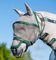 Horseware Rambo Fly Mask Plus Non Treated, Größe:Pony, Farbe:Oatmeal/Green
