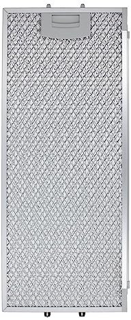 easyPART Kompatibel/Ersatz für Küppersbusch 00434105 Metallgitterfilter Fettfilter rechteckig Metall 455x188mm Dunstabzugshaube Siemens Neff 434105 mit einseitiger Entriegelung und Blende Constructa