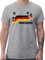 T-Shirt Herren - 2026 Fussball WM Fanartikel - Deutschland Trikot mit Name und Nummer Germany - XL - Grau meliert - Deutschland-t-Shirt em Tshirt 2024 fußball German Shirts Shirt