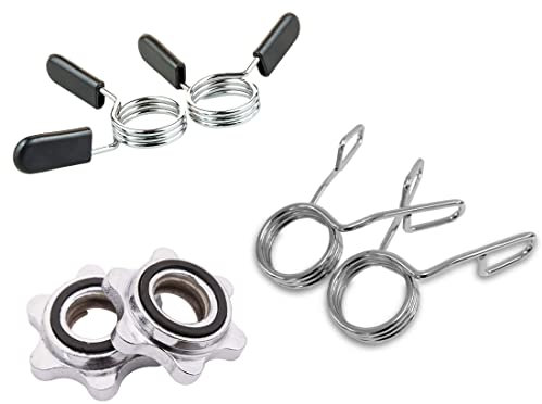 G5 HT SPORT Mehrere Verschlüsse für Langhantelstangen und Hanteln,25 mm,30 mm,50 mm,Home Gym,Fitnessstudios,Schnellverschluss und sicher (Ø Verschluss 30 mm, Paar Federn 30 mm)