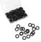 SAVITA 50pcs Black Rubber Garden Hose Washers, Flat Washers for 3/4inch Fittings