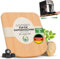 RoRo1992® Kaffeemaschinen Gleitbrett 37cm x 24.5cm - Holz-Sliderbrett für Küchenmaschinen & Kaffeevollautomaten, nachhaltig & standfest - Größe S