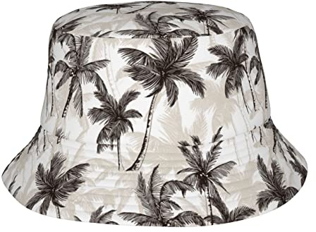 Palm Tree Bucket Hats for Women Men Summer Outdoor Beach Sun Hats Travel Cap
