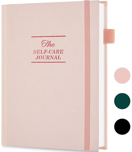5 MINUTES A DAY Self-Care-Notizbuch, Wellness & tägliche Reflexion, Dankbarkeitstagebuch & Stimmungstracker für Frauen, Selbstpflege-Planer, A5-Größe (Rosa)