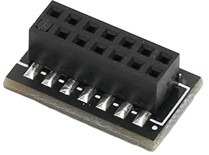 TPM 2.0 Encryption Security Module 14Pin LPC Interface Encryption Security Module for Asrock 14Pin SPI TPM2.0,Desktop And Peripheral Computer Accessories And Parts