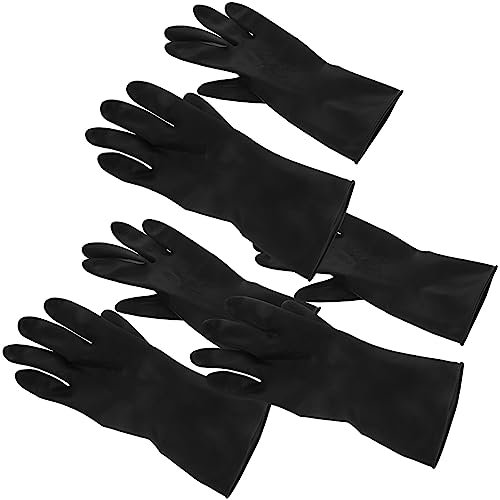 Luxshiny 3paare Friseur-handschuhe Für Haarfärbung Rutschfest Schwarz Für Haarfärbung Und Styling Schützend Und Langlebig