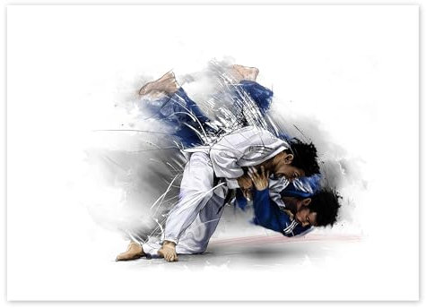 Posterlounge Judo Poster von Tompico 120 x 90 cm Wandbilder Wanddeko