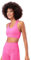 FOCENZA Top Sportivo Donna con Effetto Modellante e Push Up in Microfibra Elasticizzata e Traspirante, Made in Italy (Rosa, s/m)