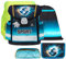 Belmil Schulranzen Set 403-13/AG/S/R 5 - teilig ergonomischer Schulranzen Set mit Regenschutz 1. klasse 2. klasse 3. klasse - Super Leicht 930-990 g/Grundschule (Fire Football)