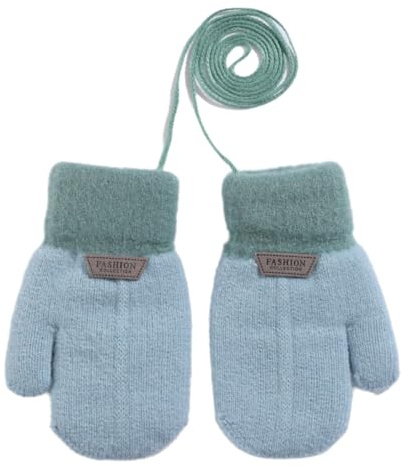 YAQUEKOU Kinder Handschuhe Winter Warme Winterhandschuhe mit Fleece-Innenfutter Mädchen Jungen Strickhandschuh Dicke Thermohandschuhe Baby Fäustlinge Handschuhe kinder 1-8 jahre