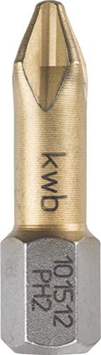 KWB Bits, Titan nitriert, Phillips - Kreuzschlitz DIN 8764, 1015-01