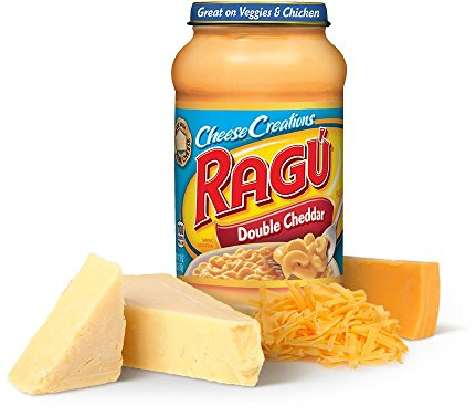 Ragu - Salsa doble de queso cheddar, 453 g