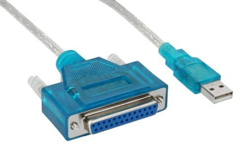 InLine Adapterkabel (USB auf Parallel-Port 25 Pin 2 x Drucker-Adapterkabel