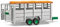 bruder 02227 - Viehtransportanhänger mit 1 Kuh - 1:16 Tiertransporter, Anhänger, Landwirtschaft, Bauernhof, LKW, Spielzeug