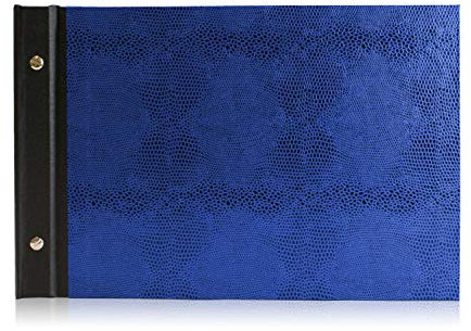 Fotoalbum Eidechse, A4 Quer, Fotobuch, photo album, selbst einkleben - Blau