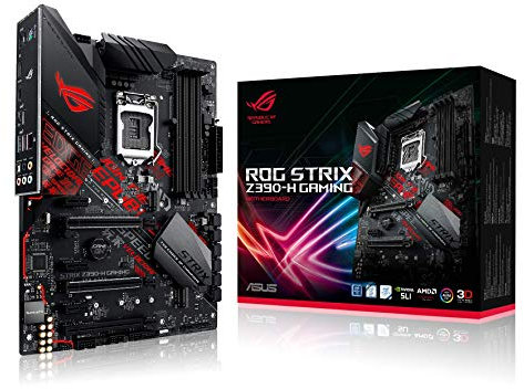 ASUS ROG Strix Z390-H Gaming Mainboard Sockel 1151 (ATX, Intel Z370, DDR4-Speicher, duale M.2 Anschlüsse, SATA 6Gbit/s, USB 3.1 Gen 2)