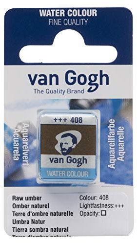 Van Gogh Aquarellfarbe, halbes Näpfchen, Umbra Natur 408