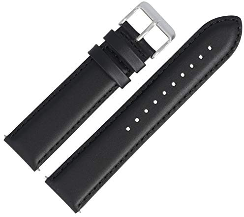 Victorinox Uhrenarmband 21mm Leder Schwarz - 5769
