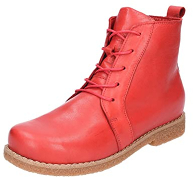 Andrea Conti Damen Stiefelette Schnürboot 0344523, Größe:42 EU, Farbe:Rot