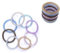20 Stücke Spirale Elastische Haargummis, Telefonkabel-Haargummis, Spiral-Haargummis, Pferdeschwanz Halter, Bunte Stretchy Haargummis Band für Damen