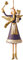 Engel Weihnachten Baumschmuck Figur Deko Hänger Christbaumschmuck Ornament 12 cm (dunkelblau-weiß mit Stern)