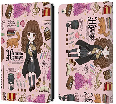 Head Case Designs Licenciado Oficialmente Harry Potter Patrón Hermione Reliquias de la Muerte XXXVII Carcasa de Cuero Tipo Libro Compatible con Apple iPad Air 2 (2014)