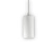 INNOVATE LED Pendelleuchte – moderne Deckenlampe höhenverstellbar – elegante Hängeleuchte aus Aluminium mit GU10 Fassung - Zylinder Pendellampe excl. Leuchtmittel (130mm, Weiß)
