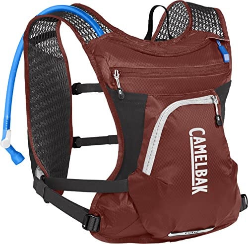 CAMELBAK Chase Gilet de Vélo Bouteilles d'eau Mixte, Brique Cuite/Blanc, 50 oz
