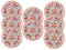 Purely Home Mediterranean - Outdoor/Camping/Picnic - Melamine/Plastic Dinner Plates (8)