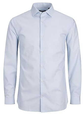 CAMICIE Uomo JACK&JONES 12227385 BLAPARKER CASHMERE BLUE