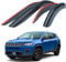 Goodyear Windabweiser für/kompatible mit Jeep Compass 2016-2025 SUV - Stick-on Regenabweiser - Autofenster Regenschutz - Ermöglichen Frischluft - Waschstraßenfest - Einfache Montage 4 Set