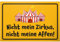 DankeDir! Nicht mein Zirkus nicht meine Affen - Schild 30 x 20 cm - Türschild Geburtstagsgeschenk lustiger Spruch Spruchschild - Geschenk Partydeko Geschenkidee Kollegen Freunde Party