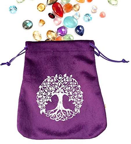 Limitoll Tarot-Tasche,Langlebiger und wiederverwendbarer Beutel aus Samt und Satin mit Kordelzug - Kordelzugpaket für den Haushalt für Tarot-Enthusiasten, Handgeschenktüten