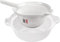 Heidrun Colour Plastic Colander Strainer 2pc 30cm 24cm (White)