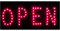 LED Schild Leuchtschild GEÖFFNET OPEN Dönner Kebab Bar und viel mehr Reklame LEUCHTREKLAME Werbung versch.stylen (OPEN (24))