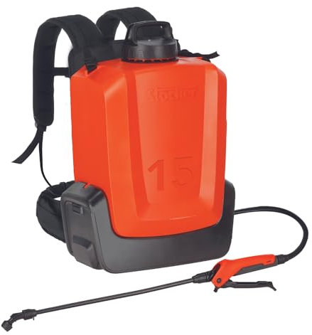 STOCKER - Ergomist pompa a zaino elettrica 15 L 21 V 2,5/5 bar, FPM
