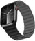 Bisikor Compatible avec Bracelet Apple Watch 49/46/45/44/42/41/40/38mm, Bracelets Magnétique Silicone Portable Double Face pour iWatch Ultra SE Séries 10 9 8 7 6 5 4 3 (38/40/41/42, Noir/Gris)