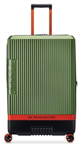 DELSEY Jeep - JH001A - Hartschalenkoffer 80 cm x 53 cm x 33 cm - 122 L - Grün