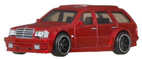 Hot Wheels Premium Car Culture Sammel-Spielzeugauto, Die-Cast Mercedes-Benz AMG Estate im Maßstab 1:64, Fast Wagons Fahrzeug mit Real Riders-Rädern, JBK69
