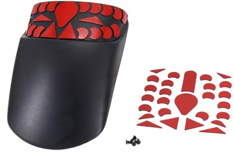 Compatible with Honda NC750X Motorcycle Front Fender Extension Mudguard Extender ABS Front Fender Wheel Hugger Extension Self-adhesive Black Motorbike Accessories