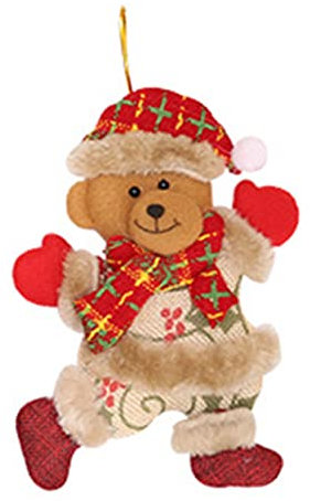 JSGHGDF Decorazione da appendere all'albero di Natale, Babbo Natale che balla