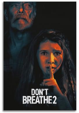 IVANICKED Poster Don't Breathe Raumdekoration, ästhetisches Vintage-Leinwandposter, 20 x 30 cm, ungerahmter Stil