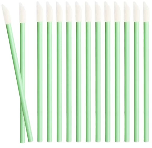 50 Stück Einweg-Lippenpinsel,Lippenstift Stab Applikator Lipgloss Concealer Pinsel Lippenapplikator Werkzeug (CSB-Green)