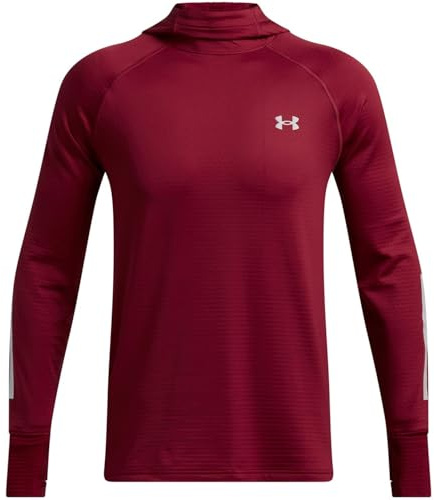 Under Armour Herren Launch Elite Coldweather Balaclava Hoodie Laufbekleidung Hoody Cardinal - Dunkelrot L
