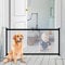Magic Gate for Dogs, 180 × 72CM Stair Gates Extendable No Drilling for Dogs Pet Indoor, Folding Portable Dog Door Gate for Safety Protection, Dog Gates Indoor Baby Gates for Dogs Easy to Install