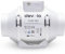 Devola Inline Mixed Flow 100 mm Bathroom Fan, 4 Inch Extractor Fan With Timer For Kitchen & Bathroom, Made in Britain